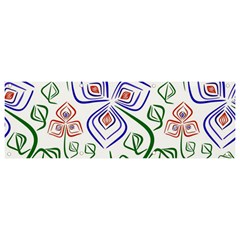 Bloom Nature Plant Pattern Banner And Sign 9  X 3  by Maspions