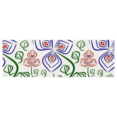 Bloom Nature Plant Pattern Banner And Sign 12  X 4  by Maspions