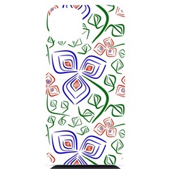 Bloom Nature Plant Pattern Iphone 14 Plus Black Uv Print Case