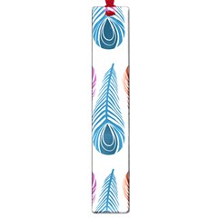 Pen Peacock Colors Colored Pattern Large Book Marks