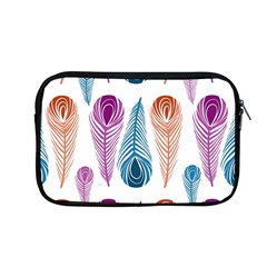 Pen Peacock Colors Colored Pattern Apple Macbook Pro 13  Zipper Case by Maspions