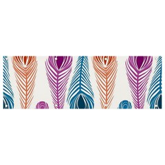 Pen Peacock Colors Colored Pattern Banner And Sign 9  X 3 