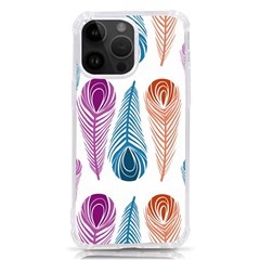 Pen Peacock Colors Colored Pattern Iphone 14 Pro Max Tpu Uv Print Case by Maspions