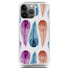 Pen Peacock Colors Colored Pattern Iphone 13 Pro Max Tpu Uv Print Case by Maspions