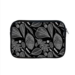 Leaves Flora Black White Nature Apple Macbook Pro 15  Zipper Case