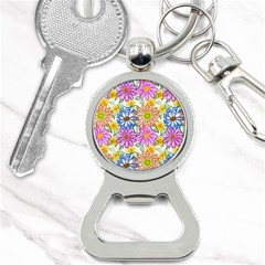 Bloom Flora Pattern Printing Bottle Opener Key Chain by Maspions