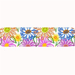 Bloom Flora Pattern Printing Large Bar Mat