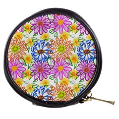 Bloom Flora Pattern Printing Mini Makeup Bag