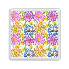 Bloom Flora Pattern Printing Memory Card Reader (square)