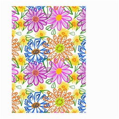 Bloom Flora Pattern Printing Small Garden Flag (two Sides)