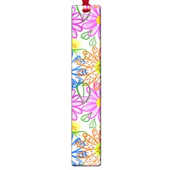 Bloom Flora Pattern Printing Large Book Marks