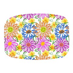 Bloom Flora Pattern Printing Mini Square Pill Box