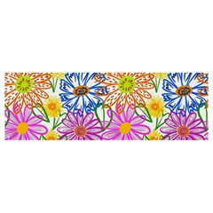 Bloom Flora Pattern Printing Banner And Sign 12  X 4 