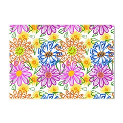 Bloom Flora Pattern Printing Crystal Sticker (a4)