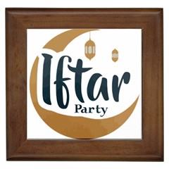 Iftar-party-t-w-01 Framed Tile by fahimaziz2