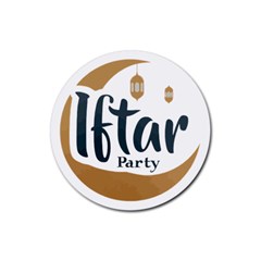 Iftar-party-t-w-01 Rubber Coaster (round) by fahimaziz2