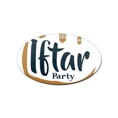 Iftar-party-t-w-01 Sticker (oval)