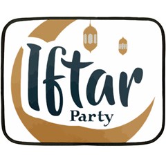 Iftar-party-t-w-01 Two Sides Fleece Blanket (mini) by fahimaziz2