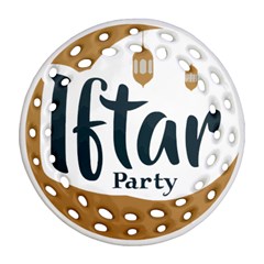 Iftar-party-t-w-01 Ornament (round Filigree)