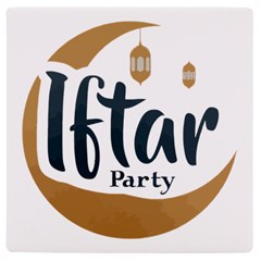 Iftar-party-t-w-01 Uv Print Square Tile Coaster  by fahimaziz2