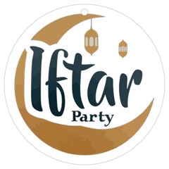 Iftar-party-t-w-01 Uv Print Acrylic Ornament Round