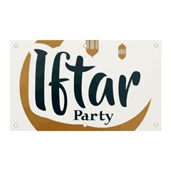 Iftar-party-t-w-01 Banner And Sign 5  X 3  by fahimaziz2