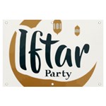 Iftar-party-t-w-01 Banner and Sign 6  x 4  Front