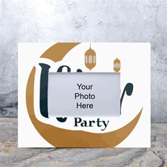 Iftar-party-t-w-01 White Tabletop Photo Frame 4 x6  by fahimaziz2