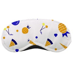 Pattern-fruit-apples-green Sleep Mask