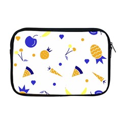 Pattern-fruit-apples-green Apple Macbook Pro 17  Zipper Case