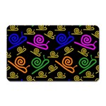 Pattern-repetition-snail-blue Magnet (Rectangular) Front