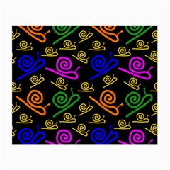 Pattern-repetition-snail-blue Small Glasses Cloth by Maspions