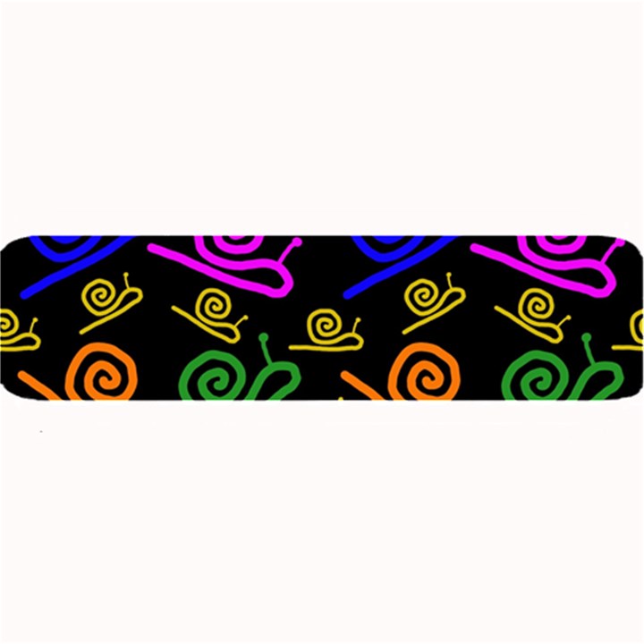 Pattern-repetition-snail-blue Large Bar Mat