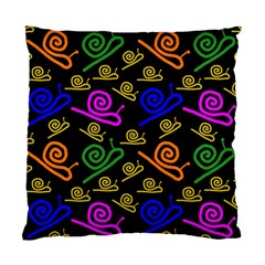 Pattern-repetition-snail-blue Standard Cushion Case (one Side)