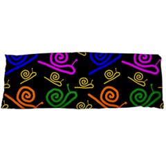 Pattern-repetition-snail-blue Body Pillow Case (dakimakura)