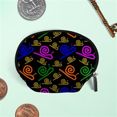 Pattern-repetition-snail-blue Accessory Pouch (small)