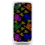 Pattern-repetition-snail-blue iPhone SE Front