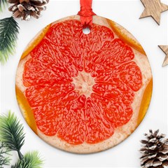 Grapefruit-fruit-background-food Ornament (round)