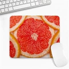 Grapefruit-fruit-background-food Large Mousepad by Maspions