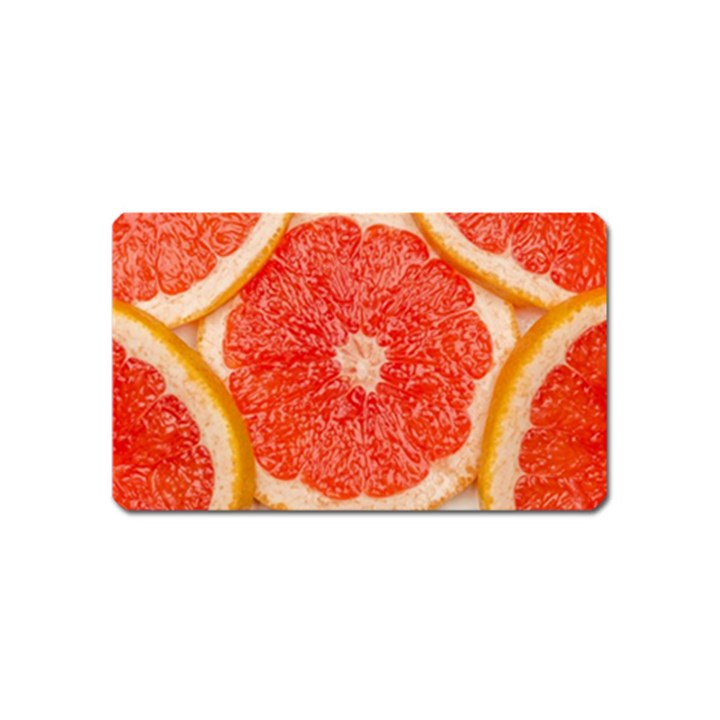 Grapefruit-fruit-background-food Magnet (Name Card)