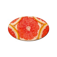 Grapefruit-fruit-background-food Sticker Oval (100 Pack)