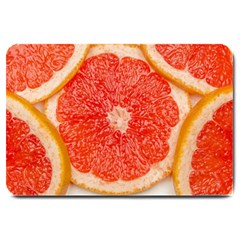 Grapefruit-fruit-background-food Large Doormat