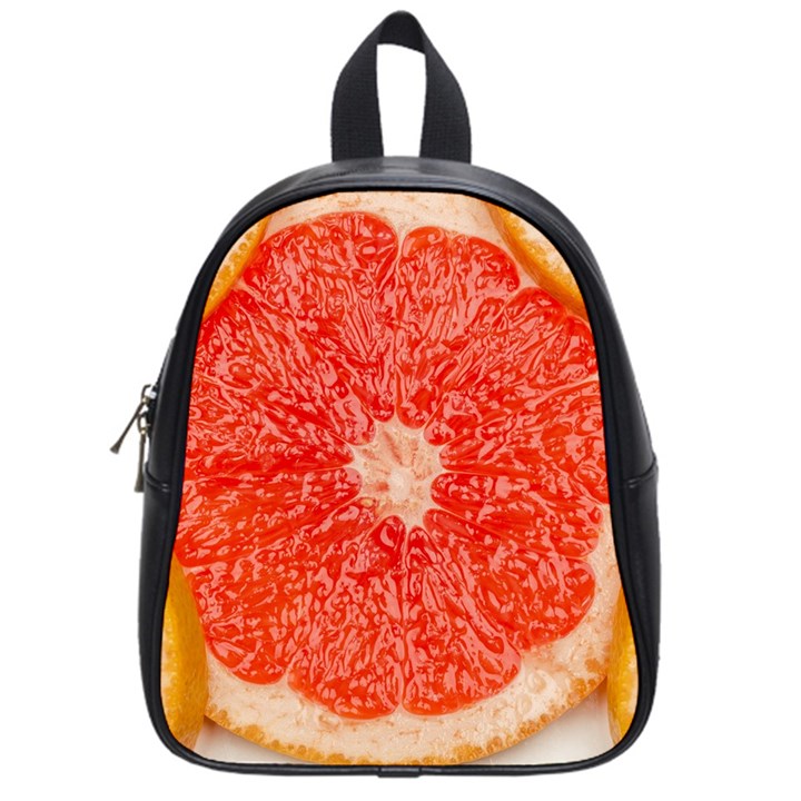 Grapefruit-fruit-background-food School Bag (Small)