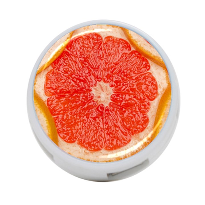 Grapefruit-fruit-background-food 4-Port USB Hub (One Side)