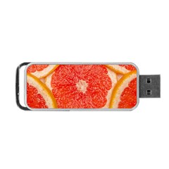 Grapefruit-fruit-background-food Portable Usb Flash (one Side)