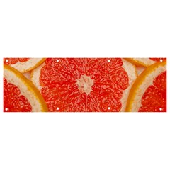 Grapefruit-fruit-background-food Banner And Sign 9  X 3  by Maspions