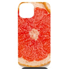 Grapefruit-fruit-background-food Iphone 14 Black Uv Print Case by Maspions