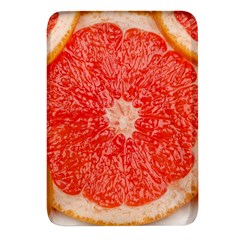 Grapefruit-fruit-background-food Rectangular Glass Fridge Magnet (4 Pack) by Maspions