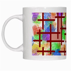 Pattern-repetition-bars-colors White Mug