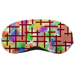 Pattern-repetition-bars-colors Sleep Mask